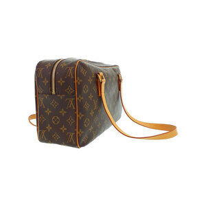 Louis Vuitton Cite Leather Bag Brown Monogram Shoulder